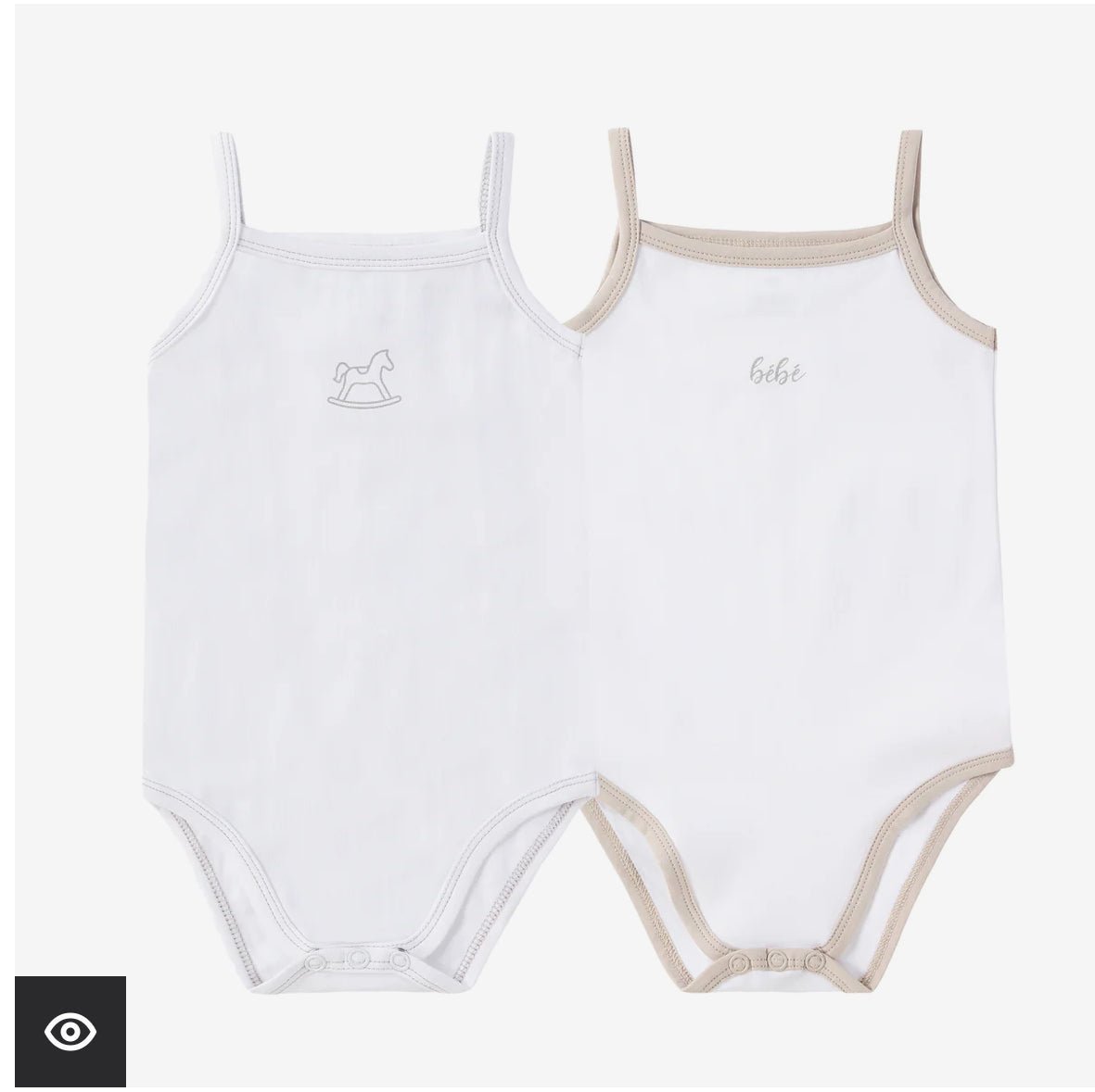 Petit Clair Bebe Boy 2Pack Undershirts Blissful Bundlz