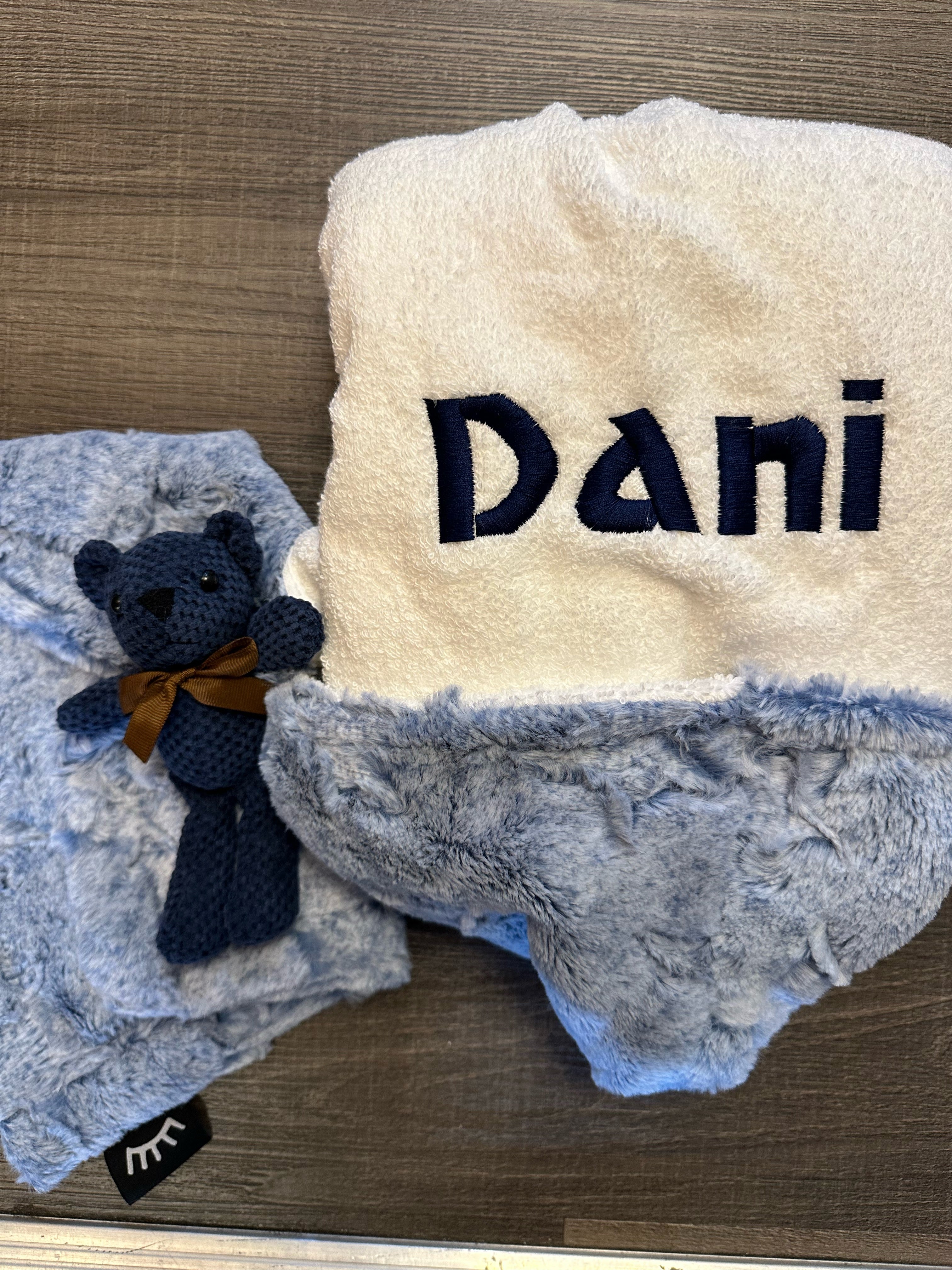 Winx + Blinx Frosted Denim Hooded Towel