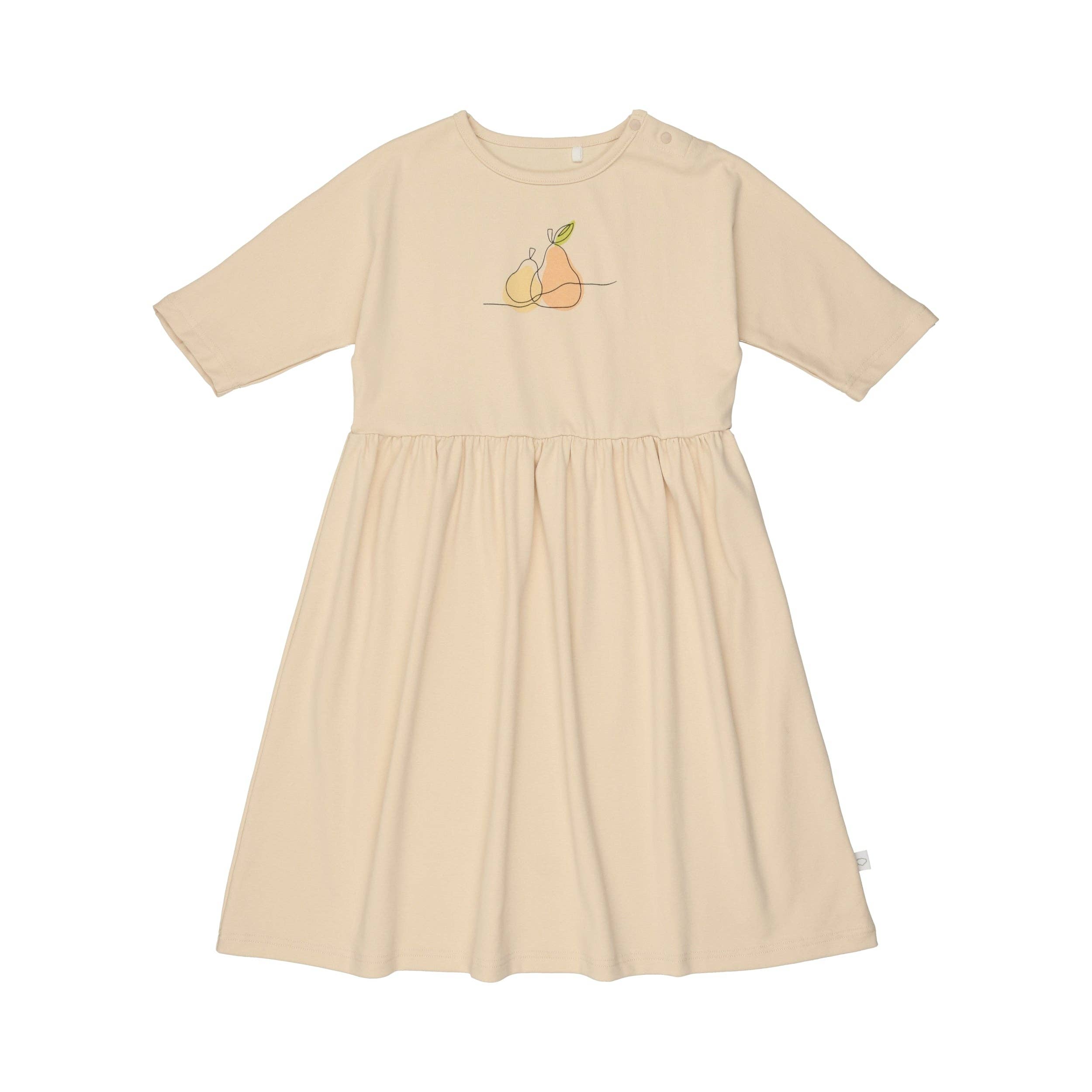 Pouf Baby Pear Graphic 3/4 Sleeve Dress