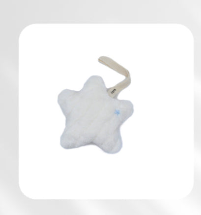 BabyO Mini Fuzzy Striped Star Plushie