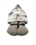 Winx + Blinx Himalayas Taupe Hooded Towel