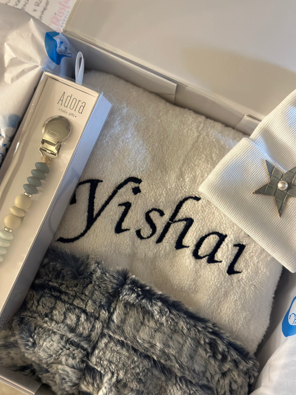 Winx + Blinx Wave Boa Navy Hooded Towel