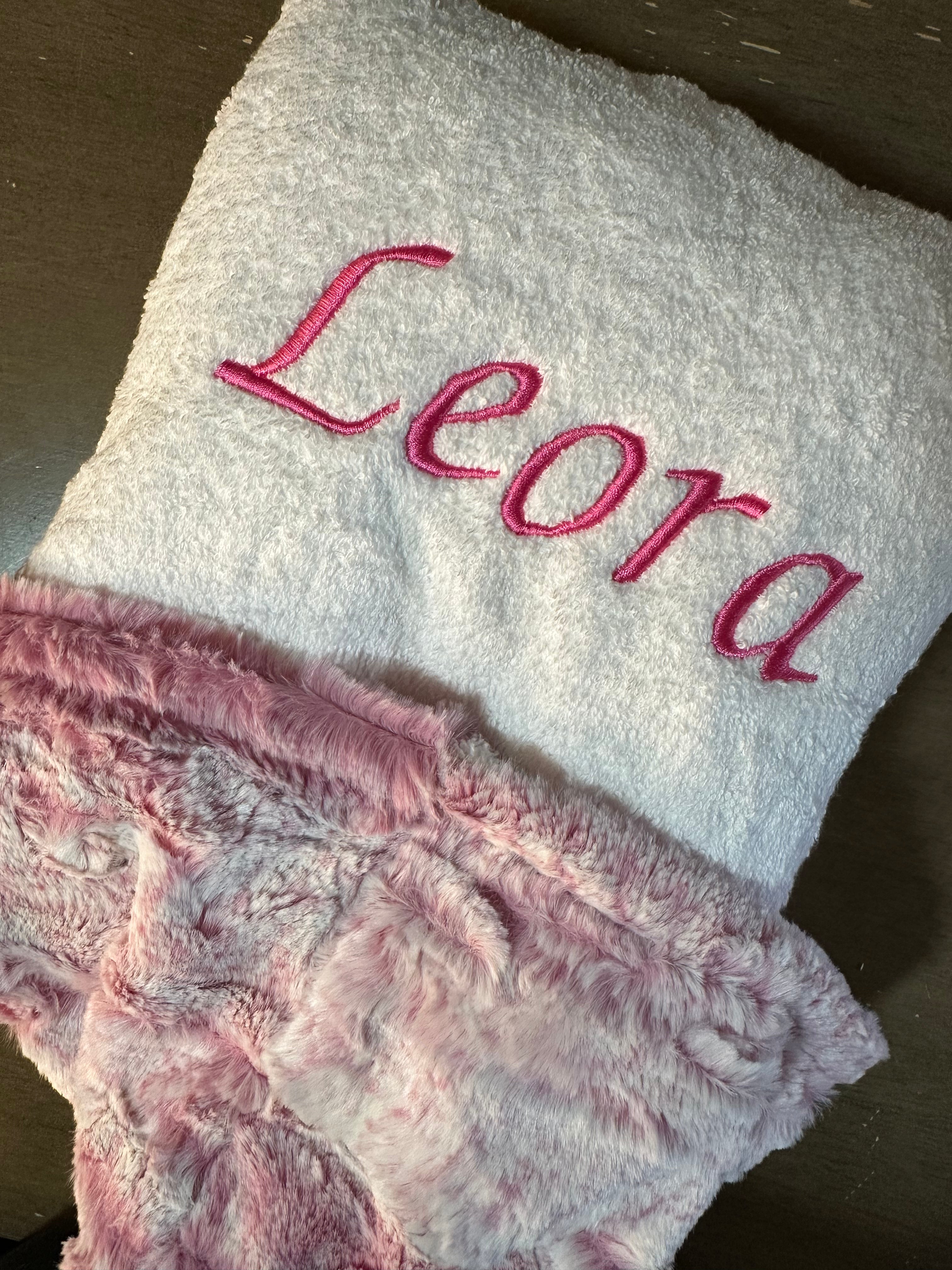 Winx + Blinx Wave Raspberry Fuzzy Towel