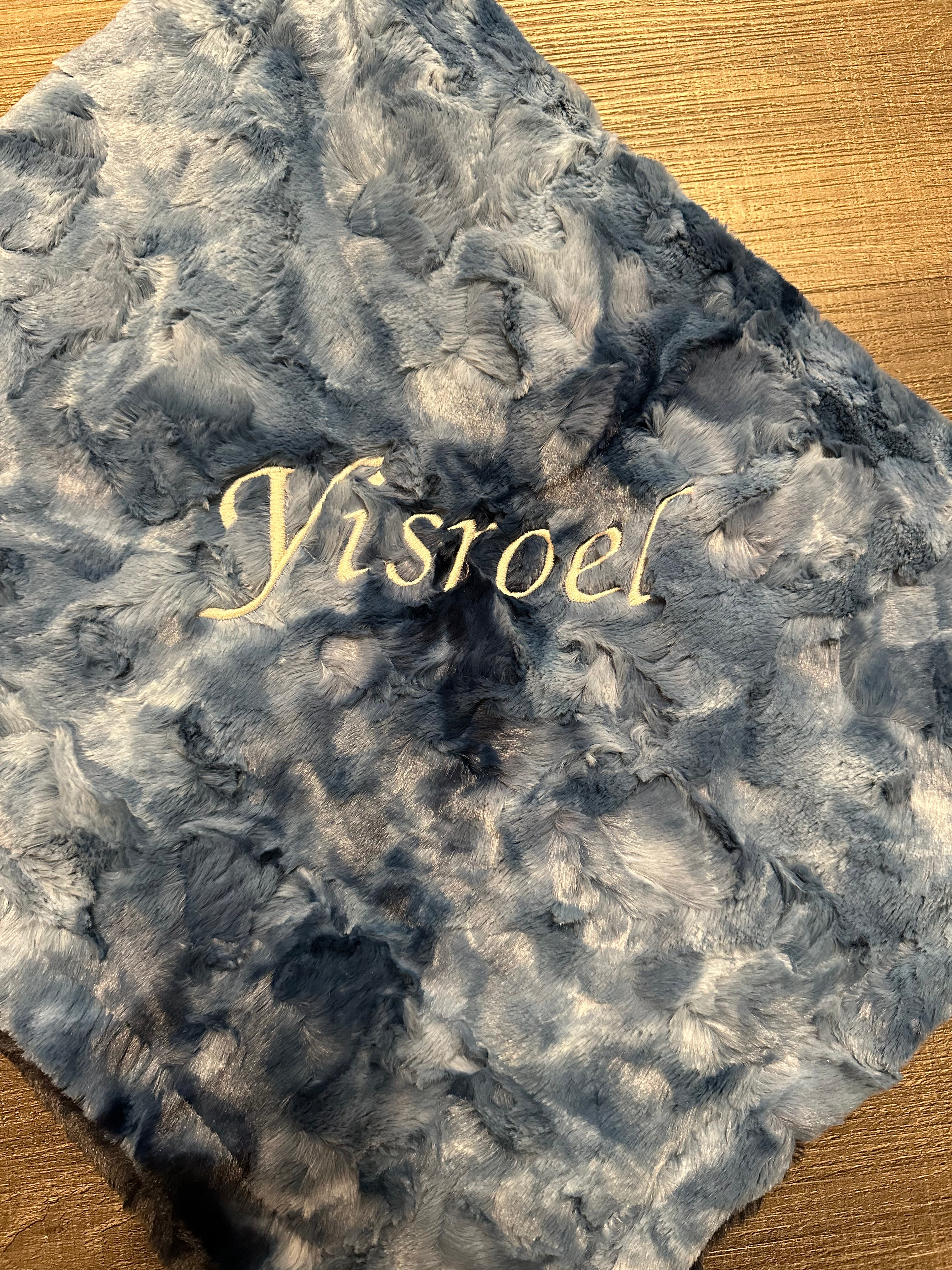 Winx + Blinx Smokey Navy Minky Blanket