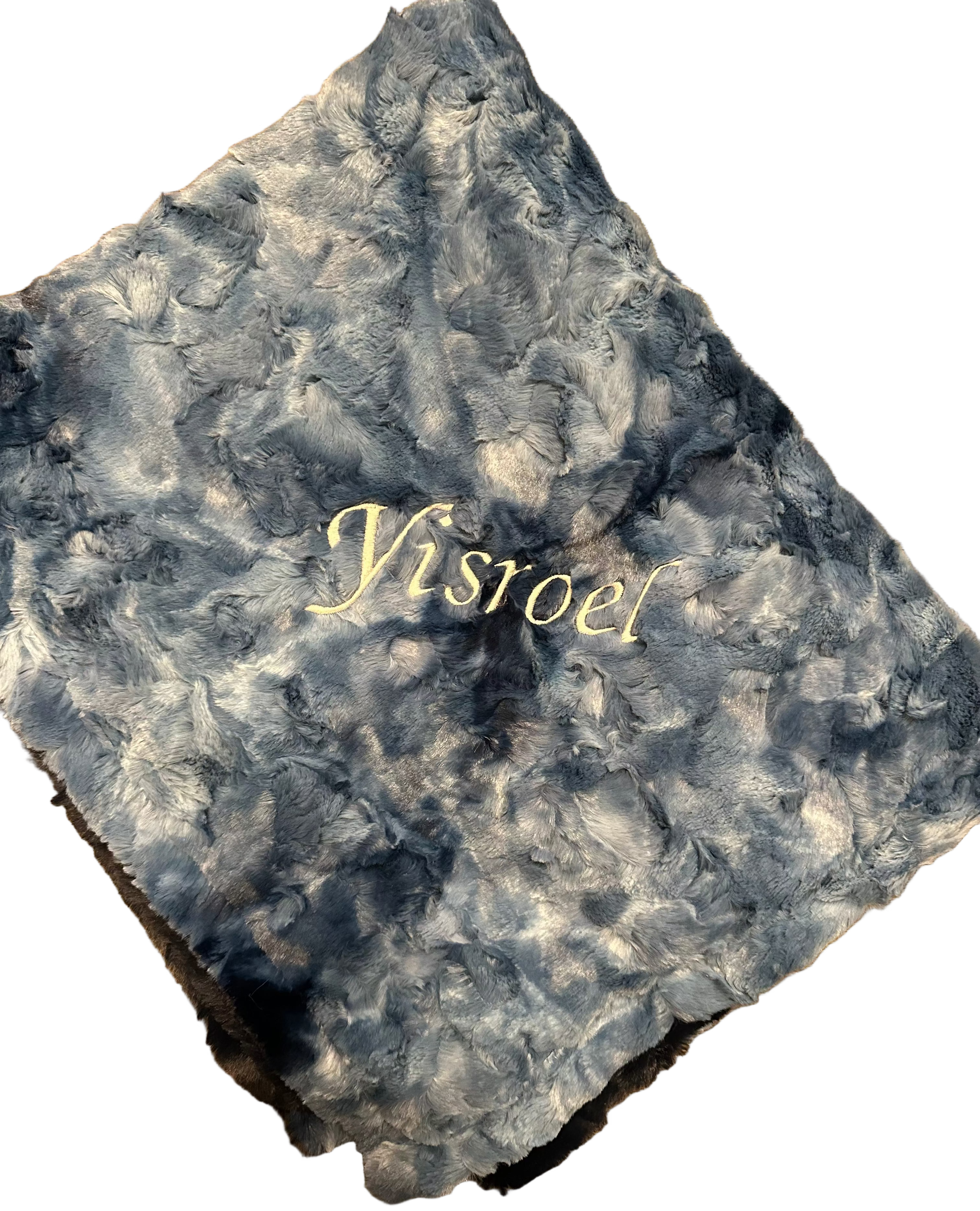 Winx + Blinx Smokey Navy Minky Blanket