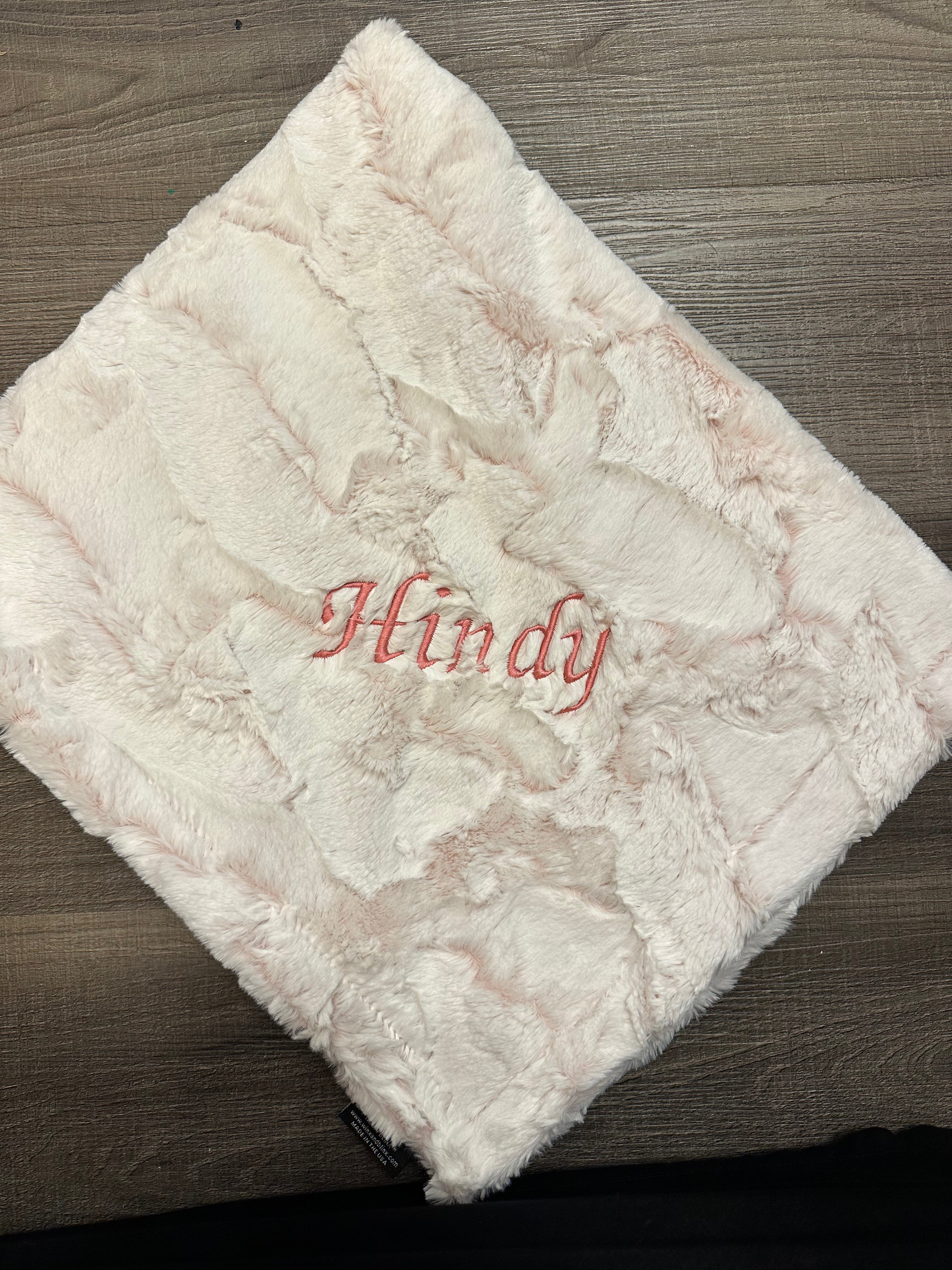 Winx + Blinx Plush Frosted Rosewater Minky Baby Blanket