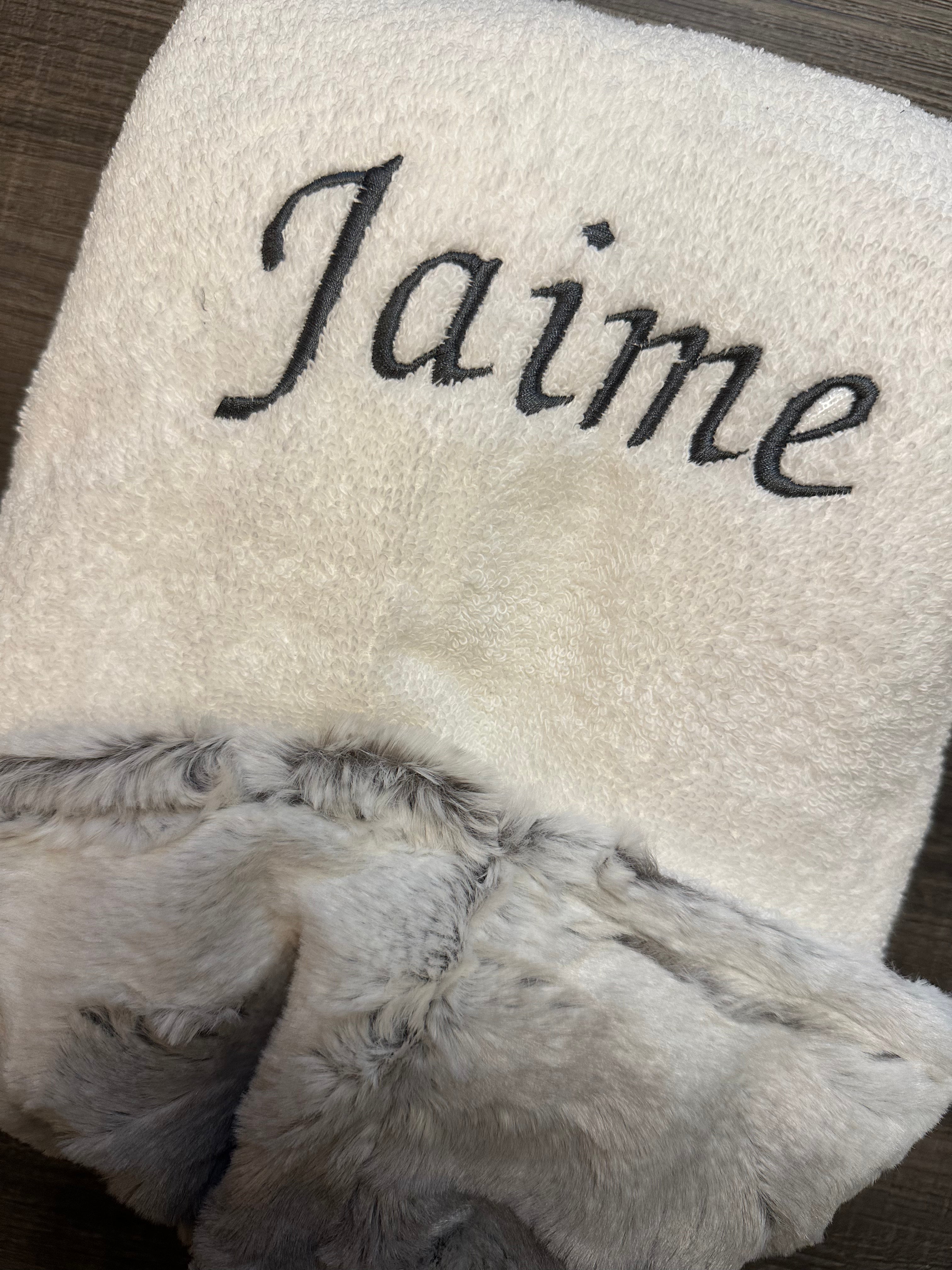 Winx + Blinx Ombre Silver Hooded Towel