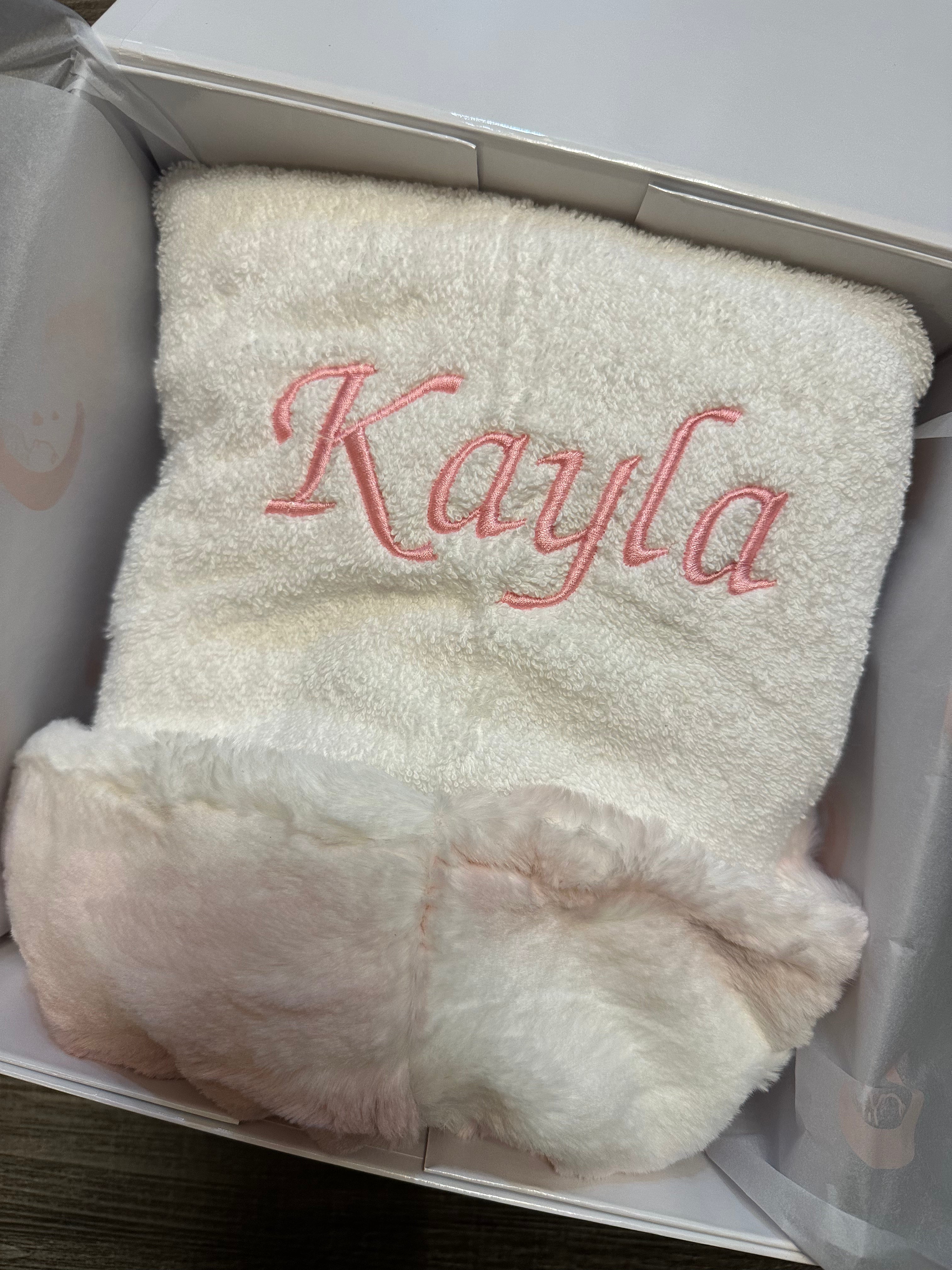 Winx + Blinx Ombré Blush Fuzzy Hooded Baby Towel