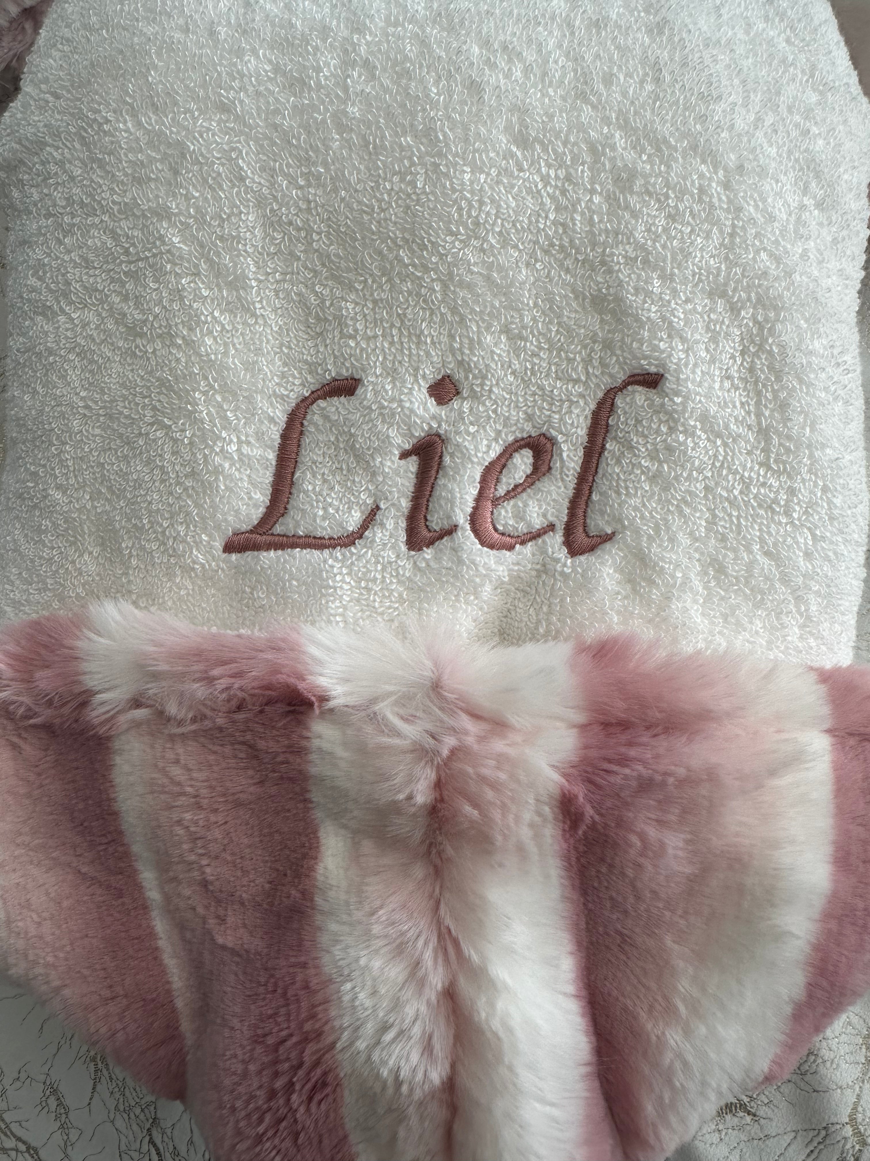 Winx + Blinx Plush Waves Woodrose Fuzzy Hooded Towel