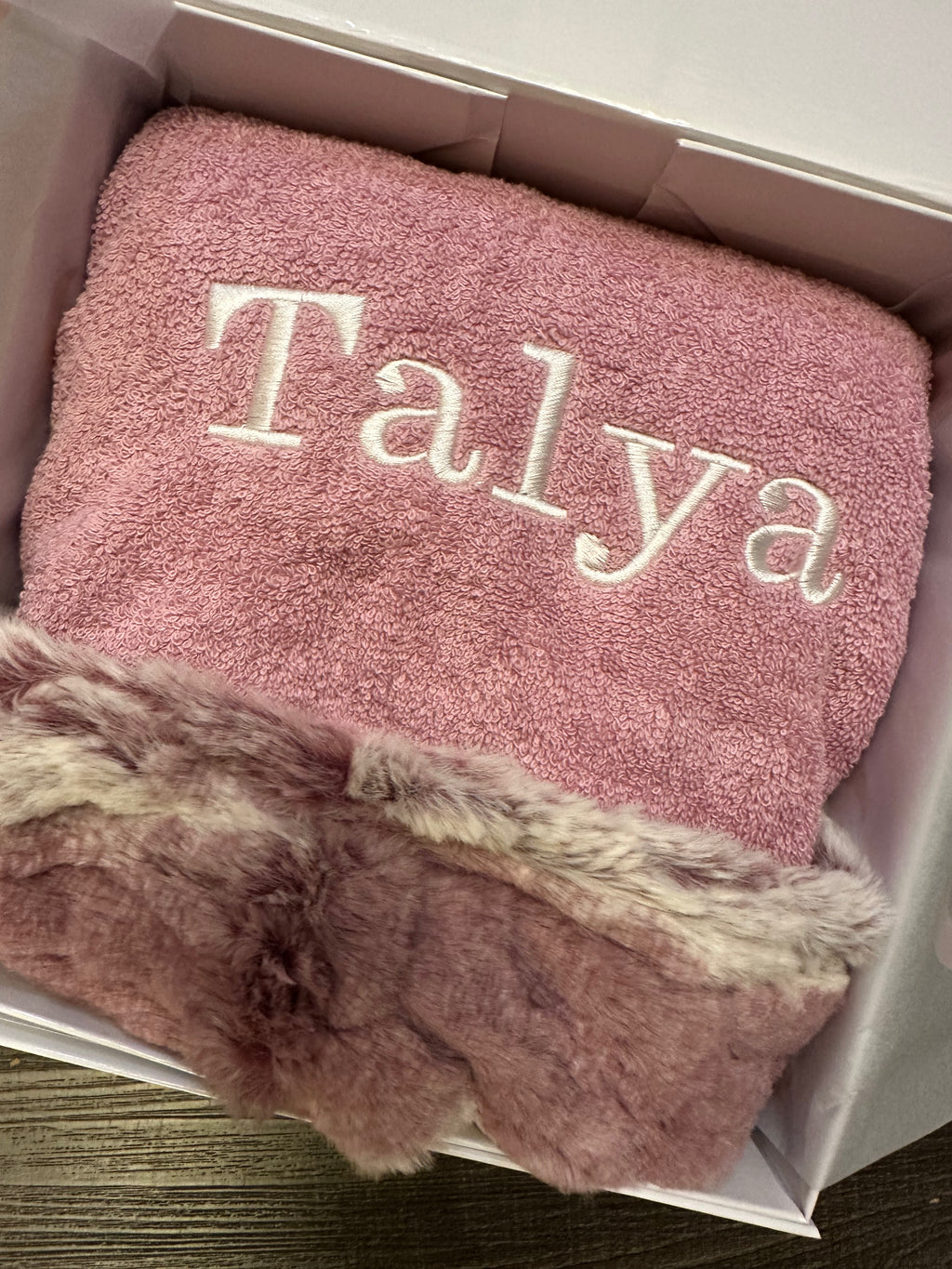 Winx + Blinx Celine Rose Fuzzy Hooded Towel