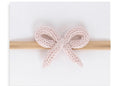 Adora Baby Crochet Mini Headband - Pale Blush - Blissful Bundlz