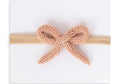 Adora Baby Crochet Mini Headband - Rosebud - Blissful Bundlz