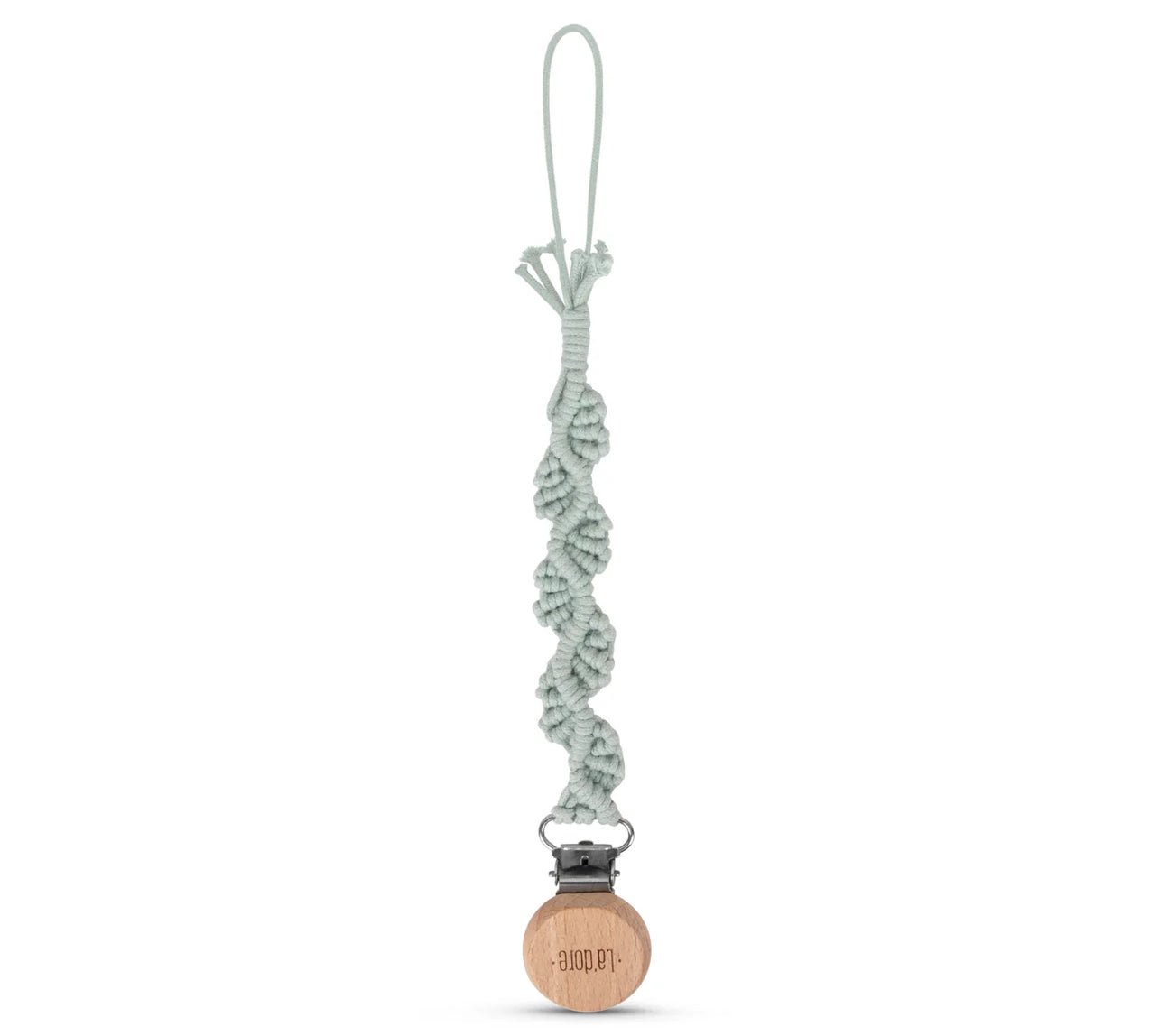 Adora Baby Ivy Macrame Pacifier Clip - Blissful Bundlz