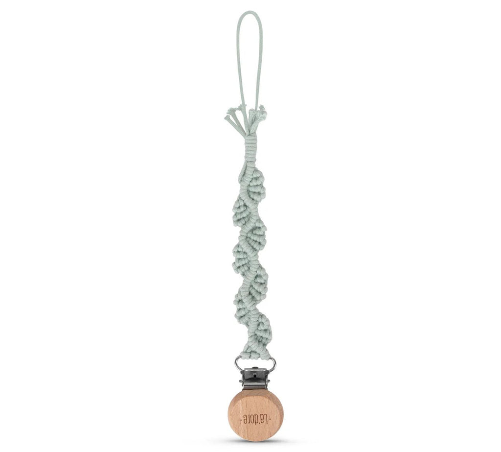 Adora Baby Ivy Macrame Pacifier Clip - Blissful Bundlz