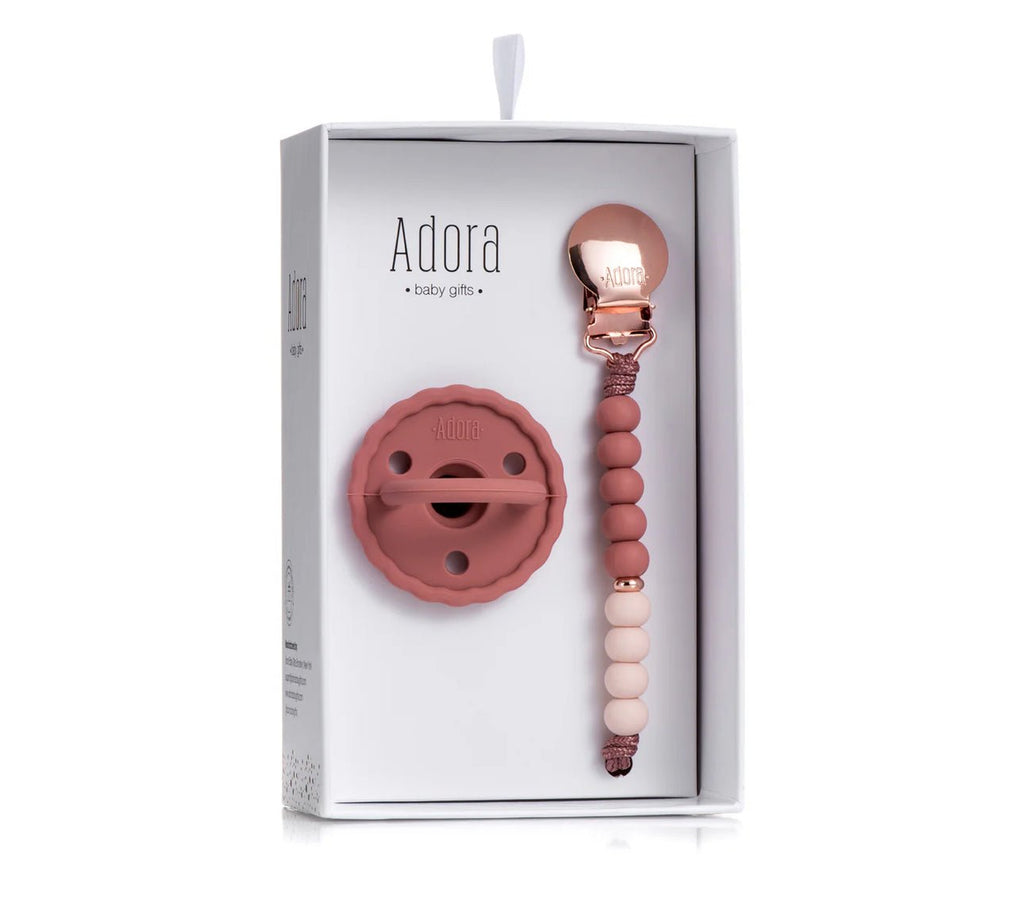 Adora Pacifier & Clip Gift Set - Blissful Bundlz