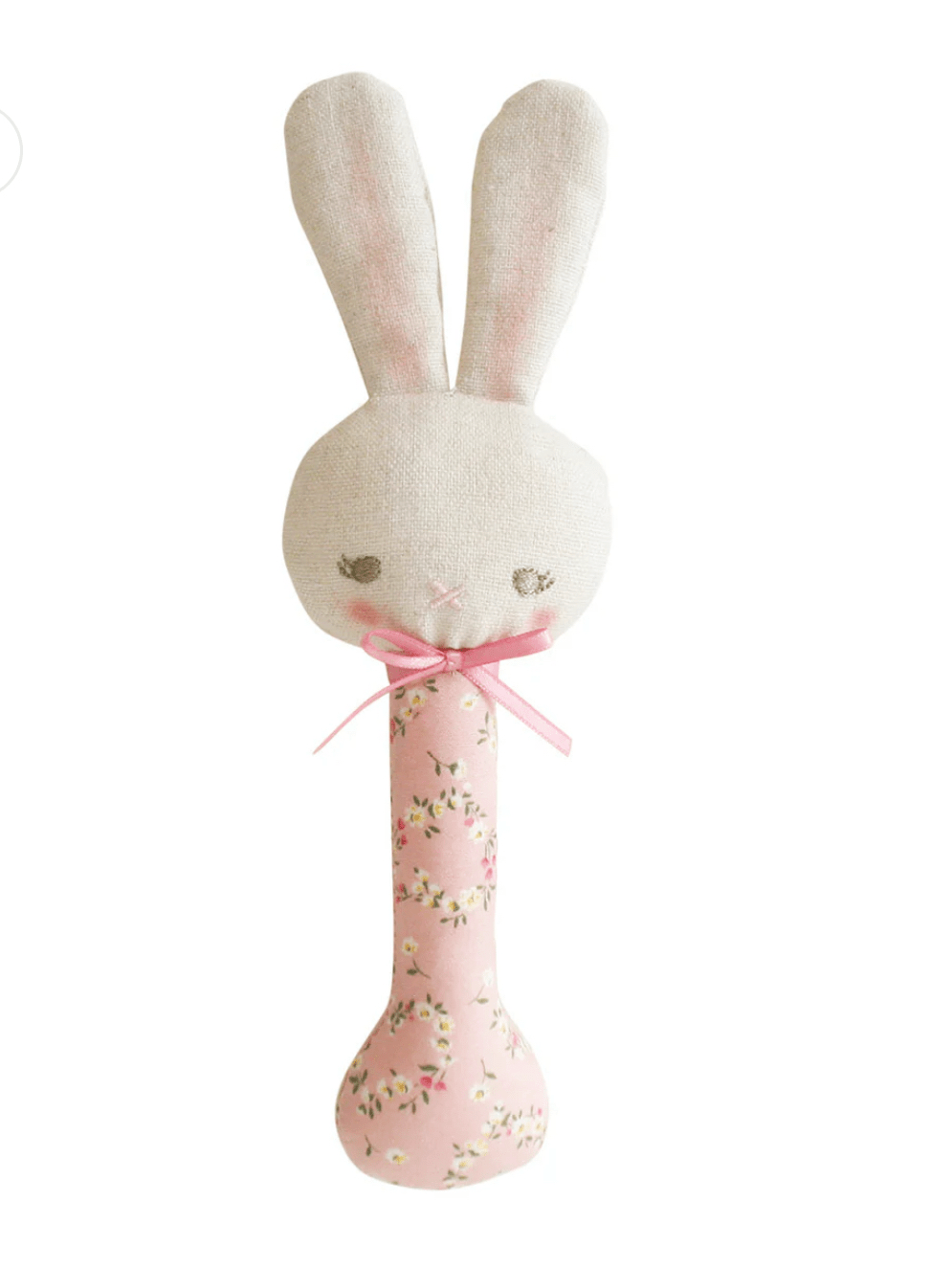 Alimrose Bunny Stick Rattle Posy Heart - Blissful Bundlz