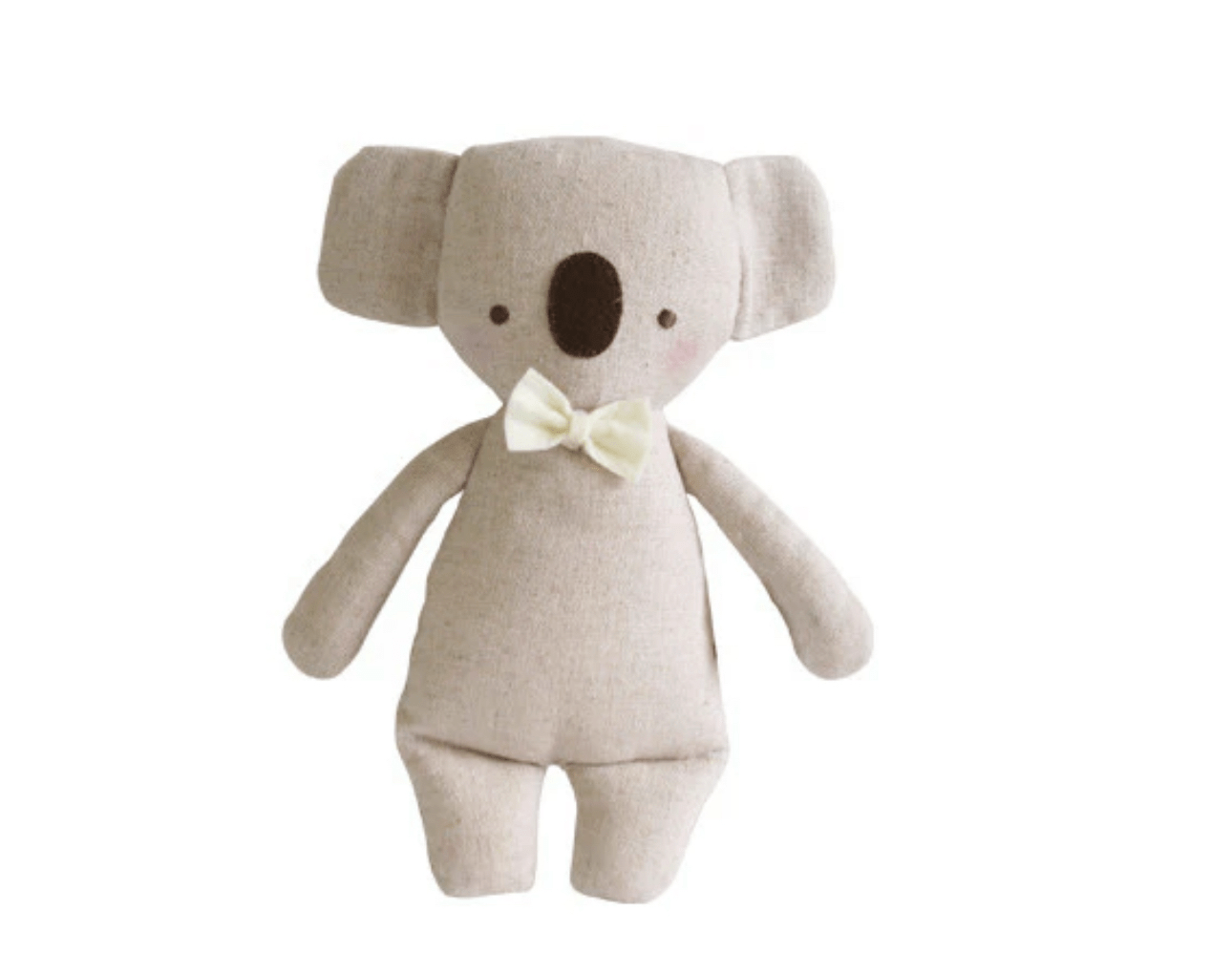 Alimrose Linen Mini Rattle Koala - Blissful Bundlz