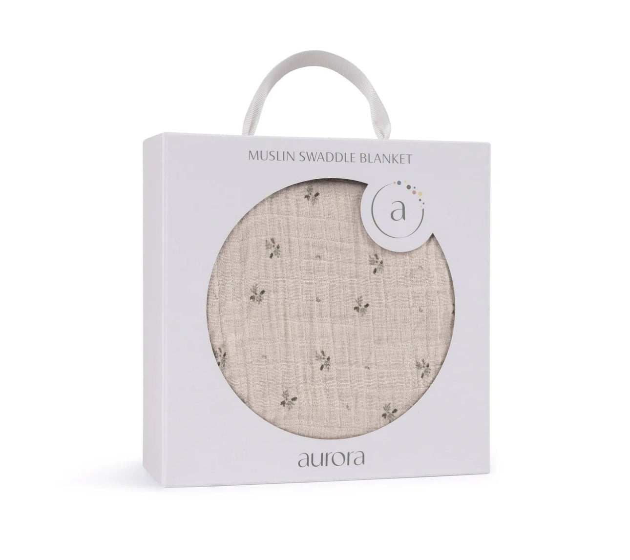 Aurora Classics Floral Print Muslin Swaddle Blanket - Muslin Swaddle