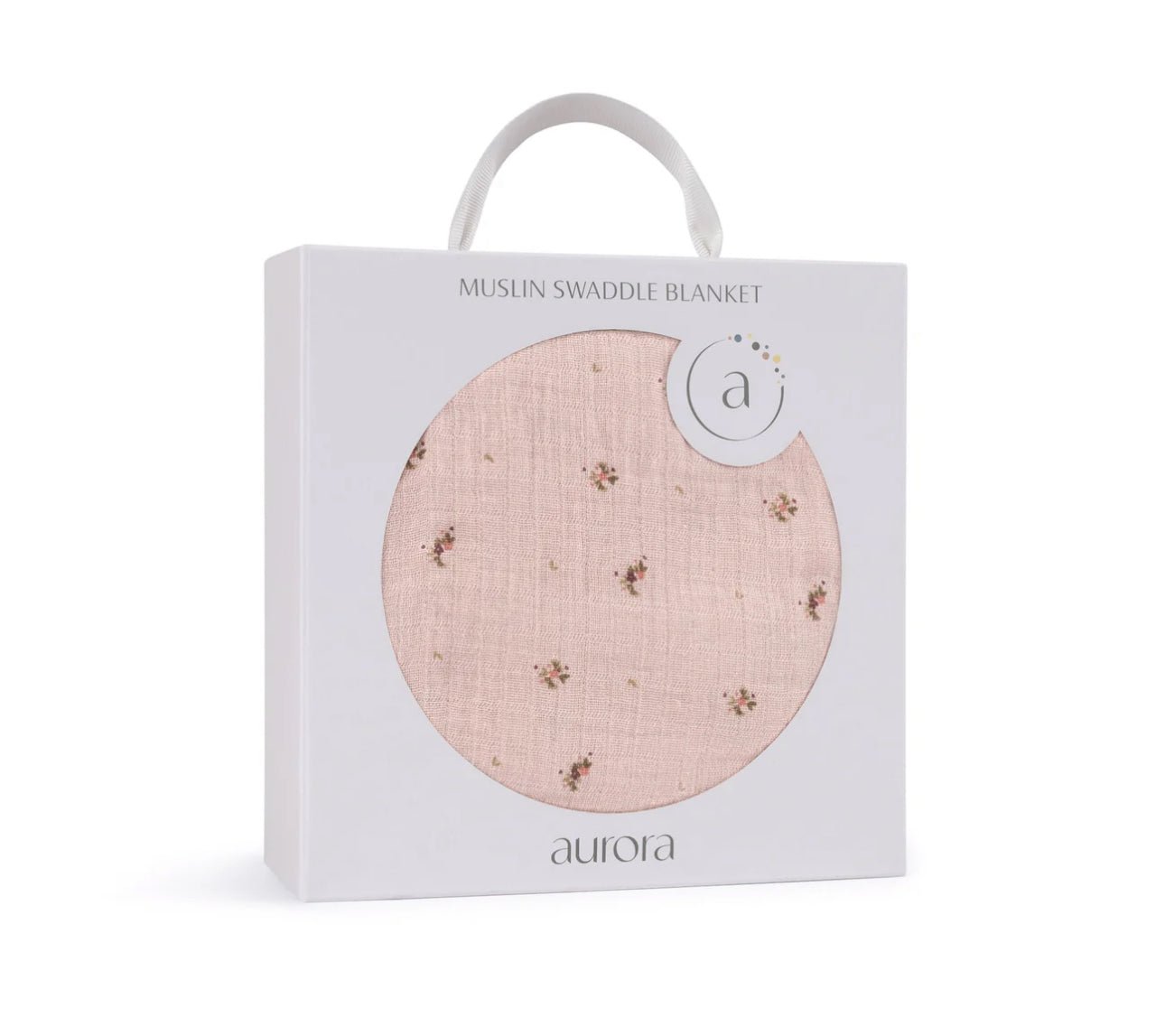 Aurora Classics Floral Print Muslin Swaddle Blanket - Muslin Swaddle