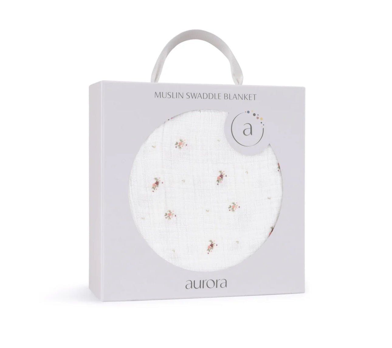 Aurora Classics Floral Print Muslin Swaddle Blanket - Muslin Swaddle