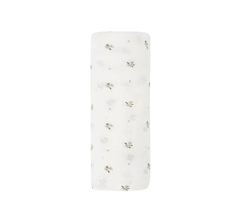 Aurora Classics Floral Print Muslin Swaddle Blanket - Muslin Swaddle