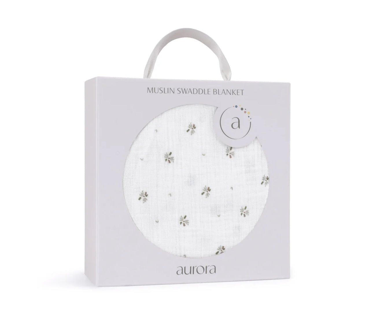 Aurora Classics Floral Print Muslin Swaddle Blanket - Muslin Swaddle