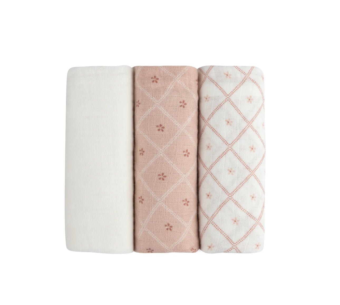 Aurora Classics Hypoallergenic Muslin Burp Cloth - 3 Pack - Burp Cloths