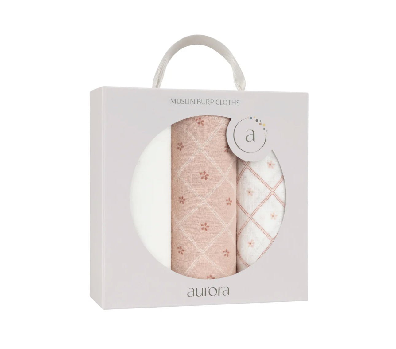 Aurora Classics Hypoallergenic Muslin Burp Cloth - 3 Pack - Burp Cloths