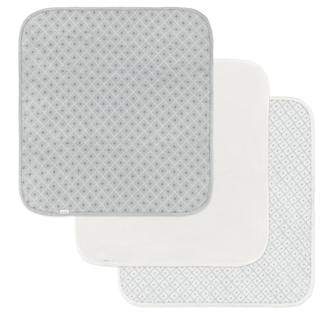 Aurora Classics Hypoallergenic Muslin Burp Cloth - 3 Pack - Burp Cloths