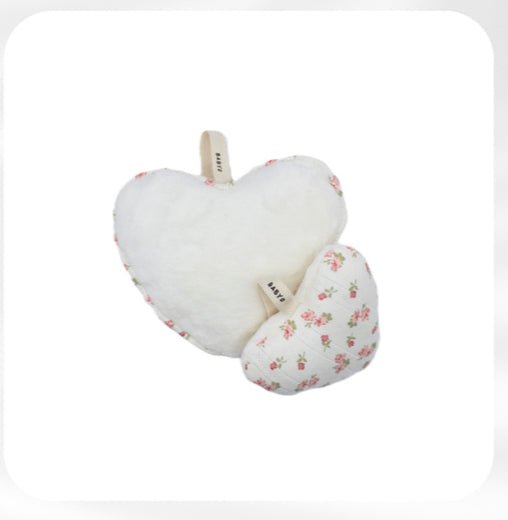 BabyO Mini Fuzzy Floral Plushie - Pacifier