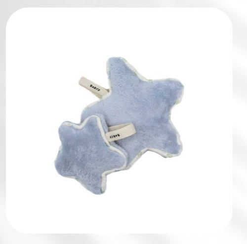 BabyO Mini Fuzzy Floral Plushie - Pacifier