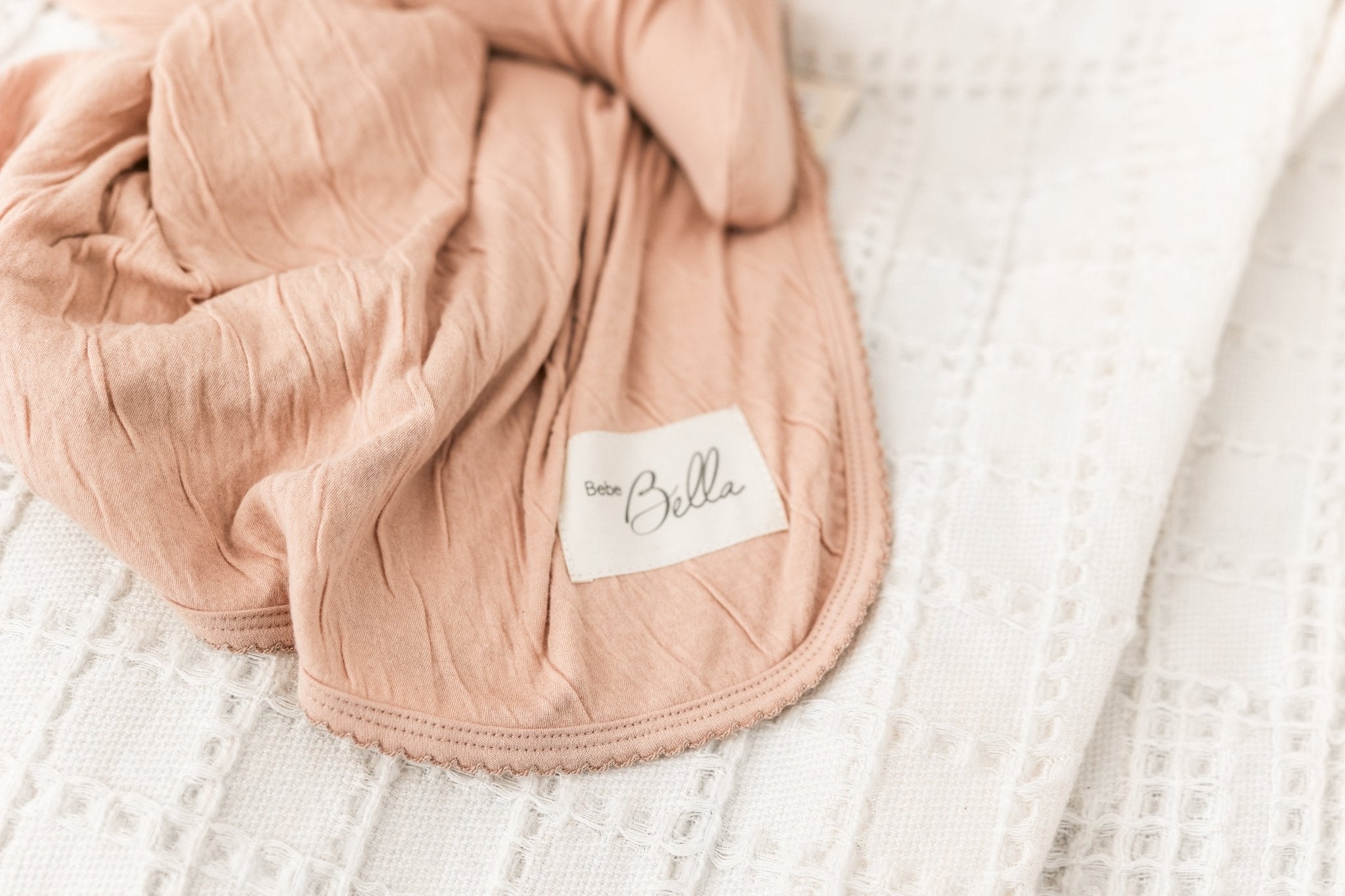 Bebe Bella Crinkled Jersey Wrap Footie & Bonnet - Blissful Bundlz