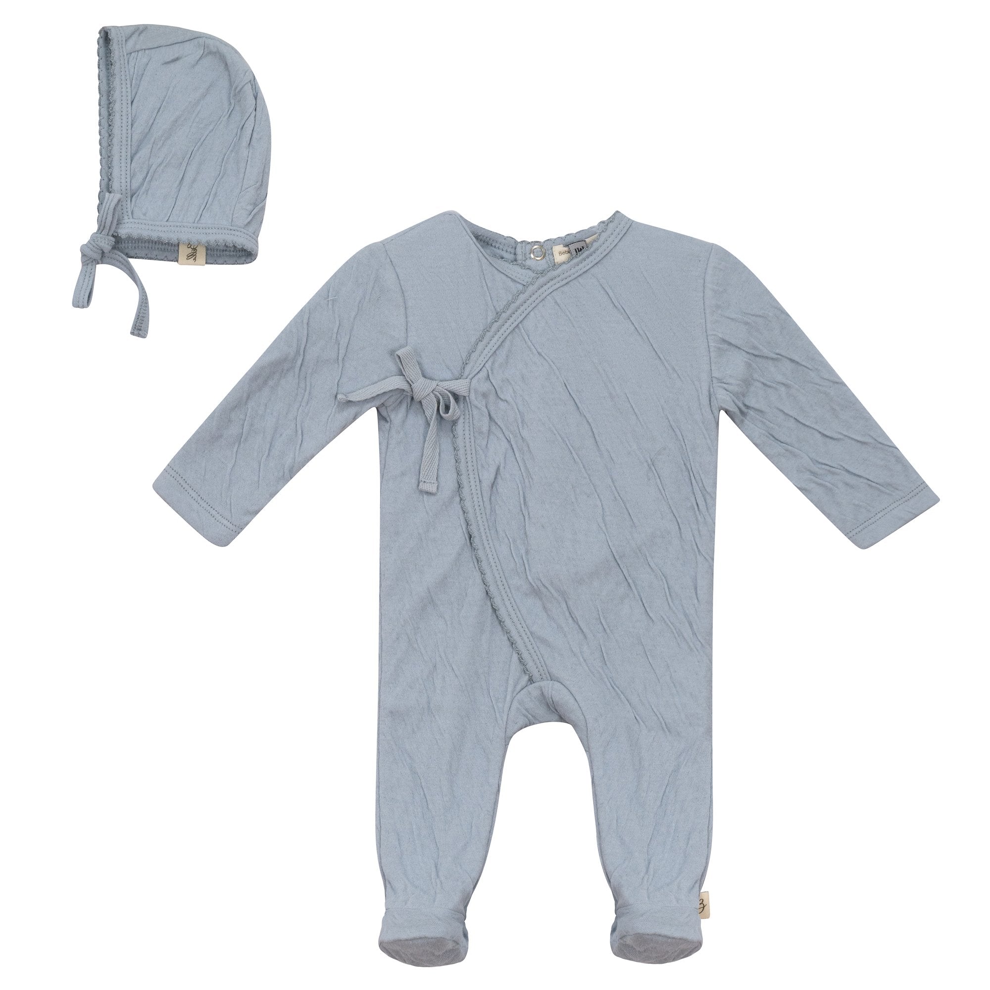 Bebe Bella Crinkled Jersey Wrap Layette Set - Blissful Bundlz