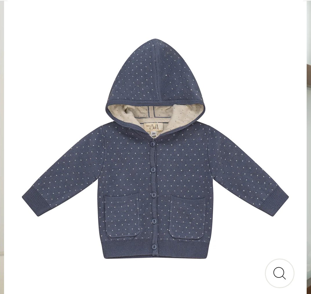 Bebe Bella Dot Knitted Baby Jacket - Blissful Bundlz