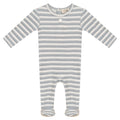 Bebe Bella Striped Cozy Footie - Blissful Bundlz