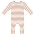Bebe Bella Striped Cozy Footie - Blissful Bundlz