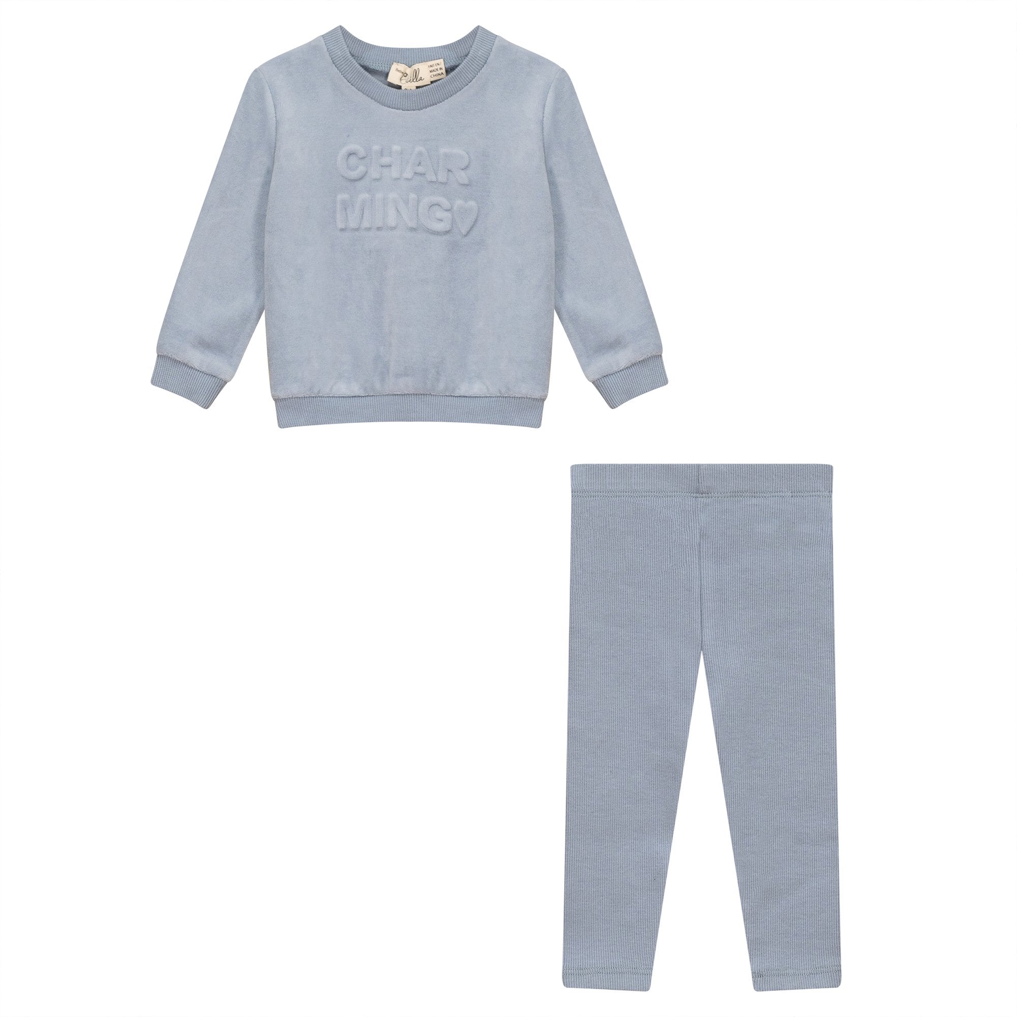 Bebe Bella Velour 2 Piece Toddler Set - Blissful Bundlz