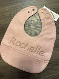 Bleu La La Vegan Leather Girl Bib - Bib