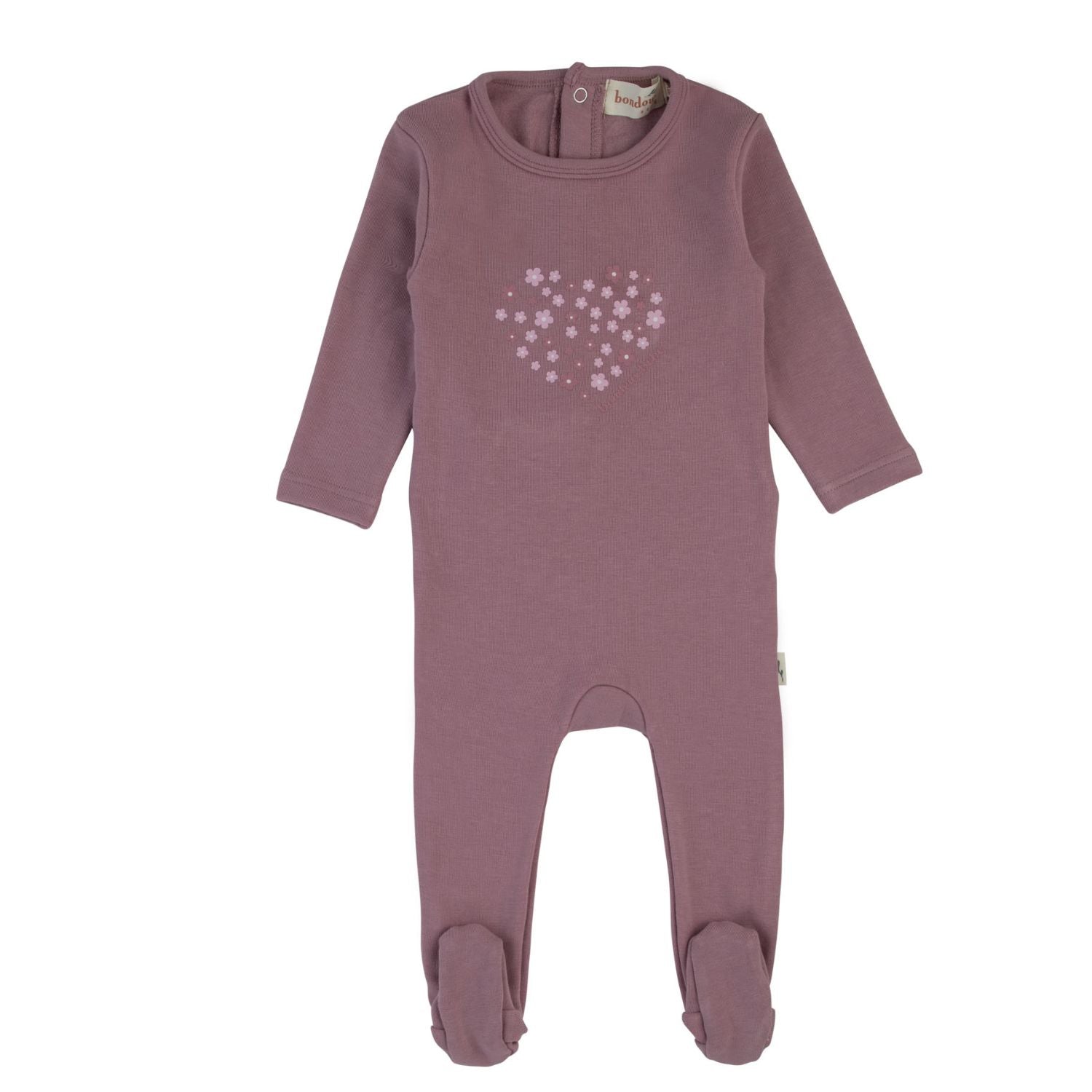 Bondoux Bebe Flower Cozy Footie - Blissful Bundlz