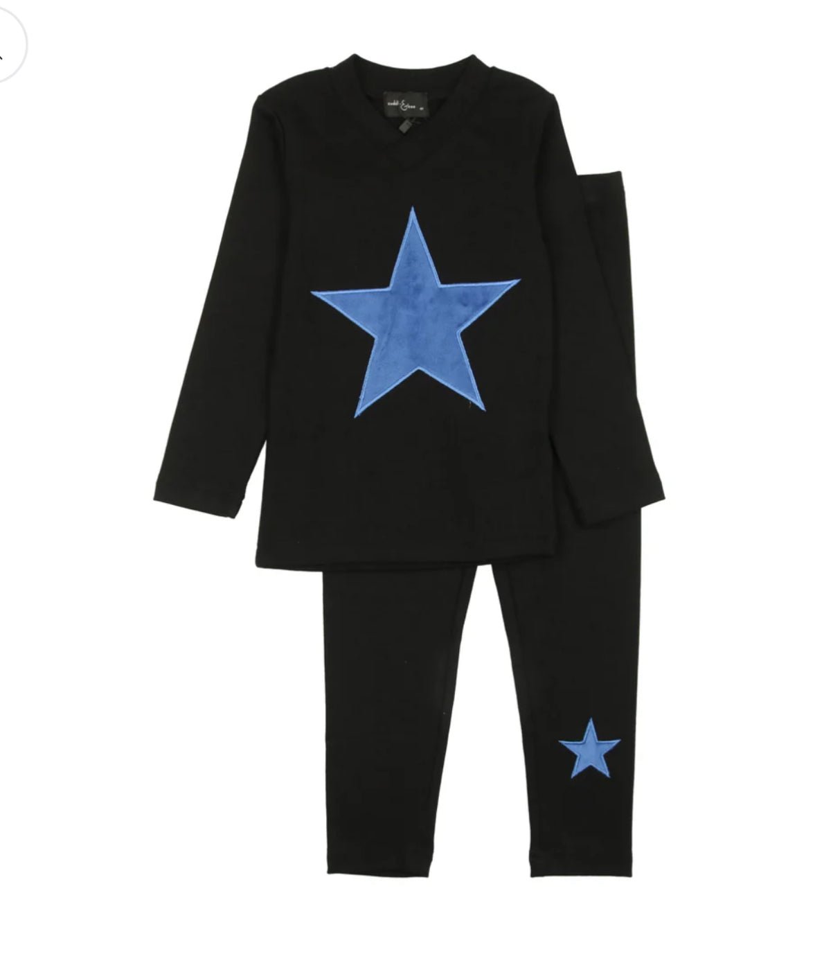 Cuddle & Coo Velour Star Pajamas - Blissful Bundlz