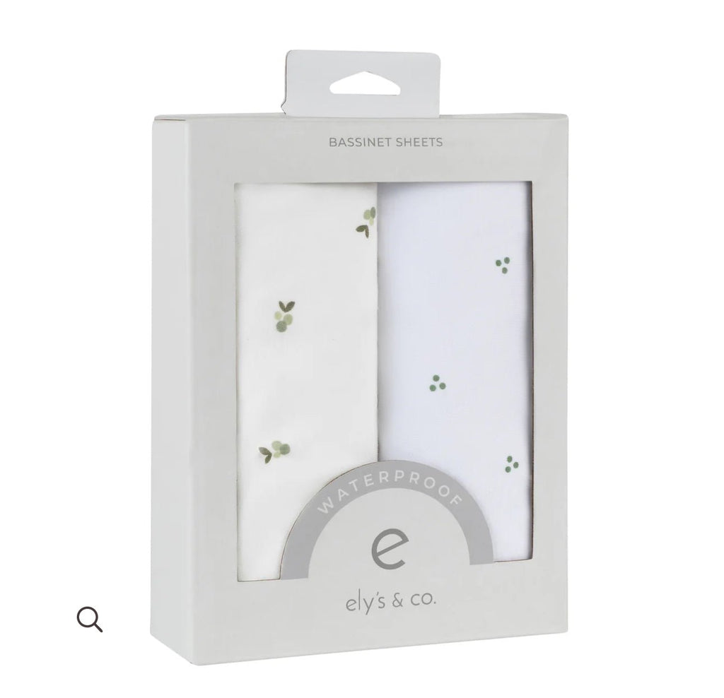 Elys & Co. 2-Pack Bassinet Sheet Set - Blissful Bundlz