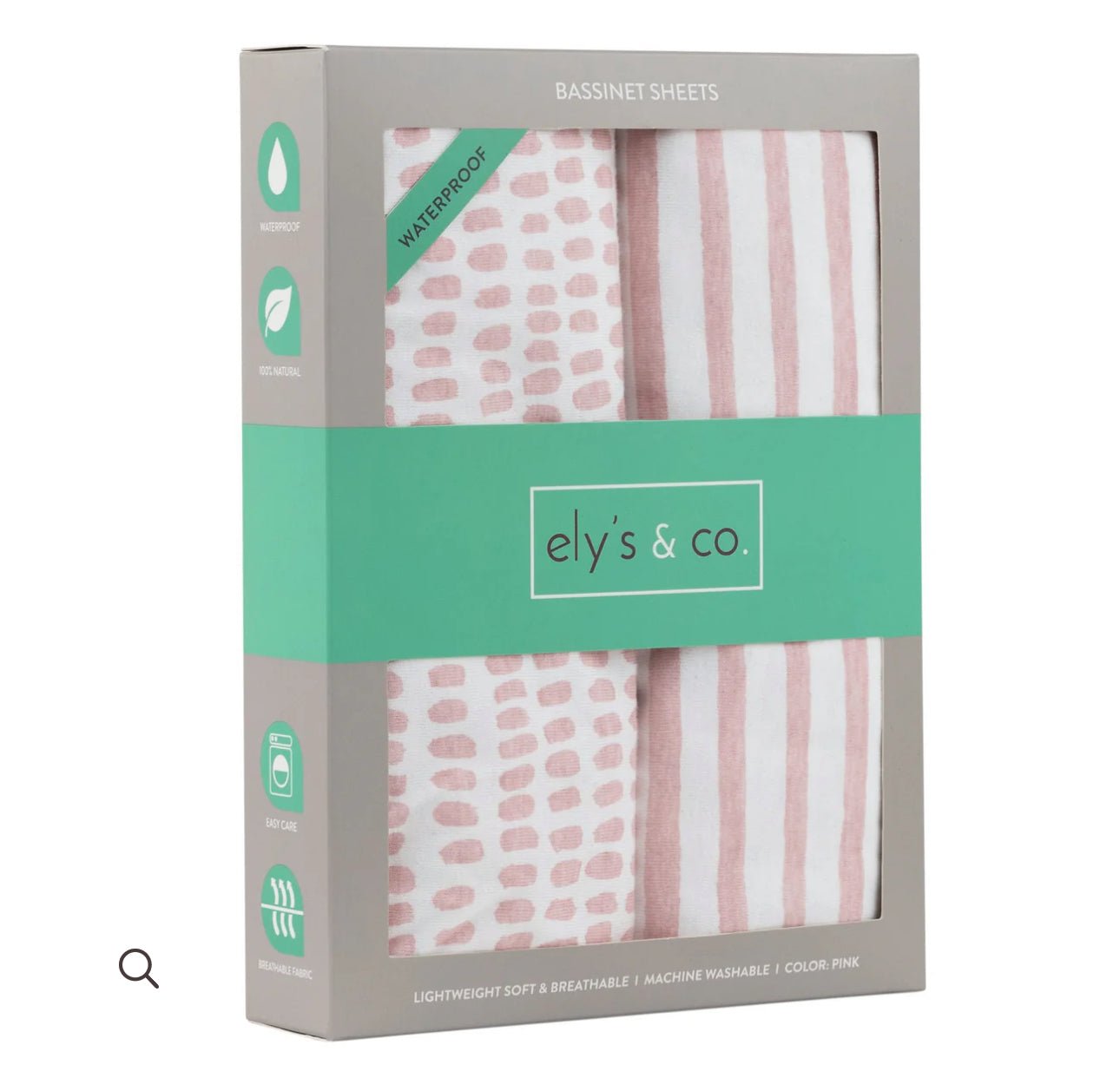 Elys & Co. 2-Pack Bassinet Sheet Set - Blissful Bundlz