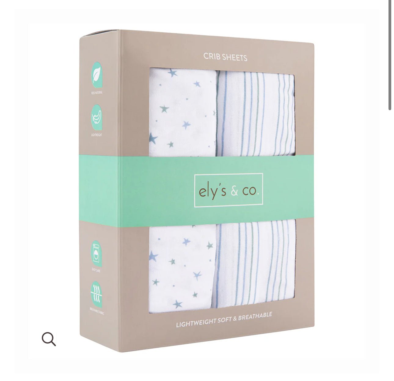 Elys & Co. Crib Sheet 2-Pack Set - Blissful Bundlz