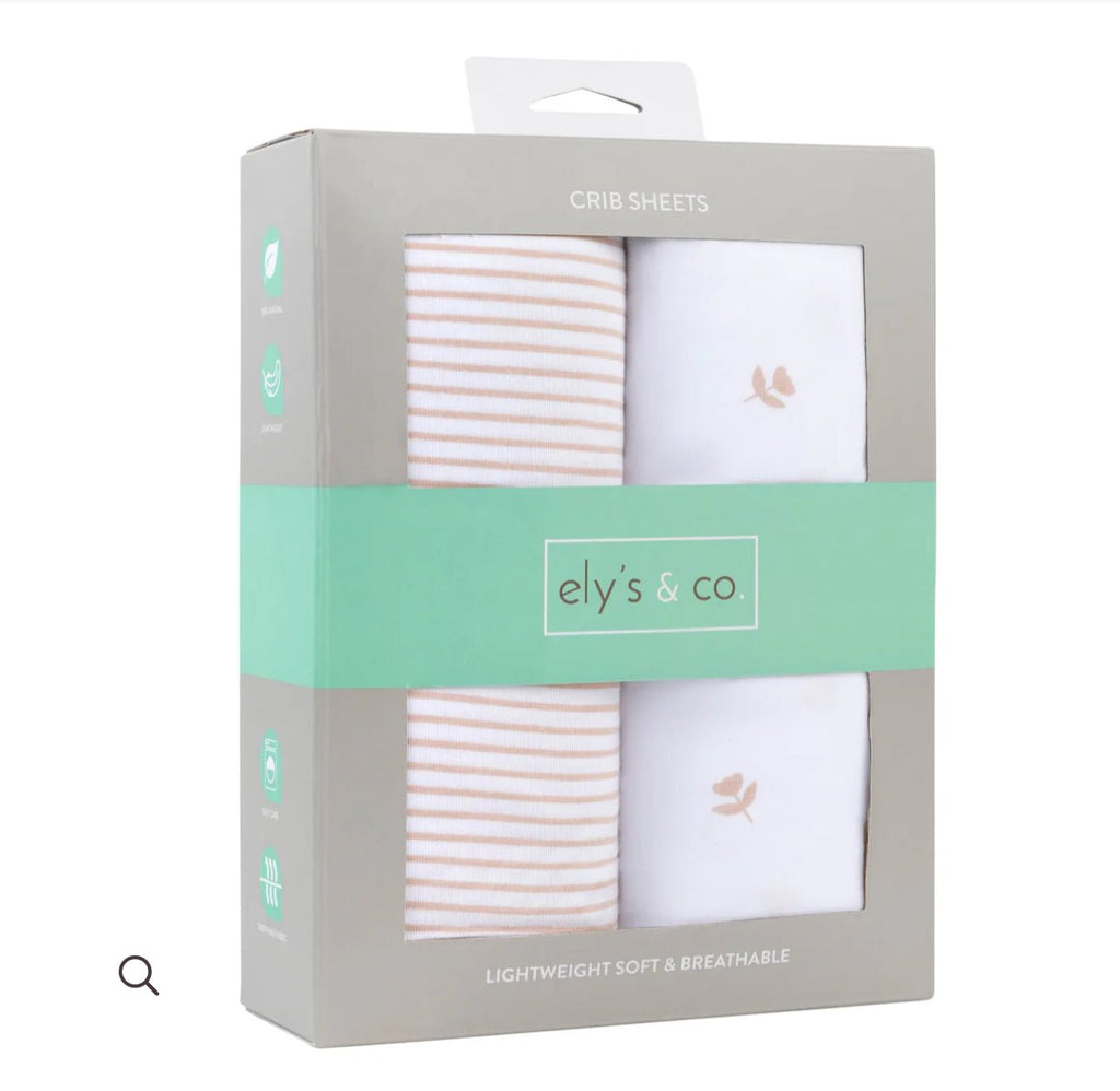 Elys & Co. Crib Sheet 2-Pack Set - Blissful Bundlz