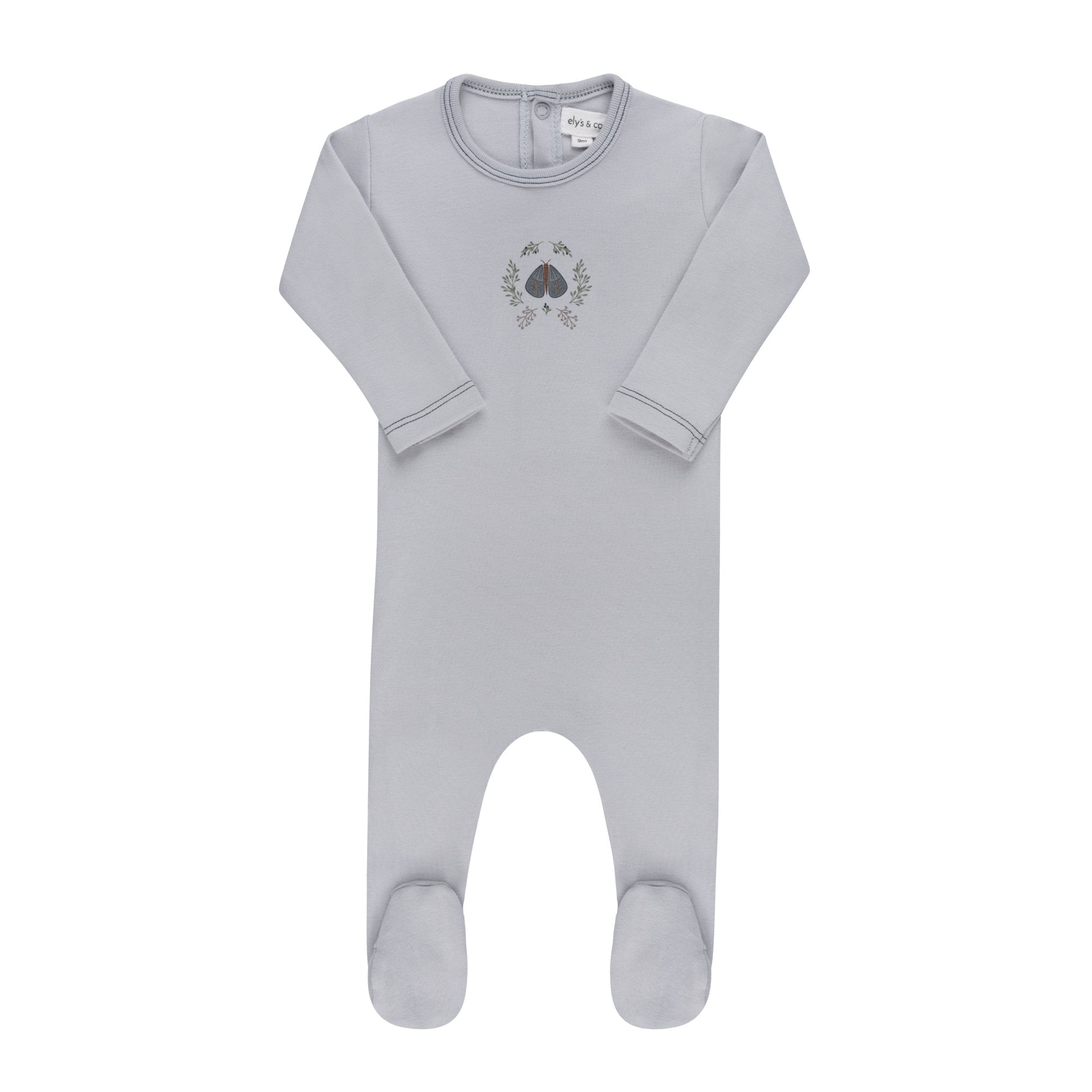 Ely’s & Co. Garden Floral Center Collection Footie & Beanie - Blissful Bundlz