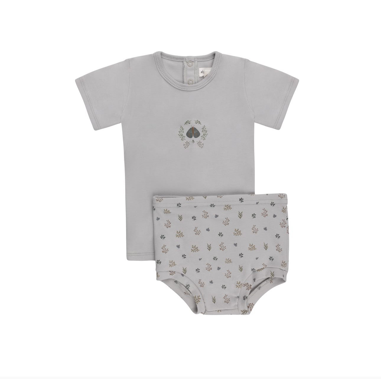 Ely’s & Co. Garden Floral Print Collection 2 Pc Set - Blue - Blissful Bundlz