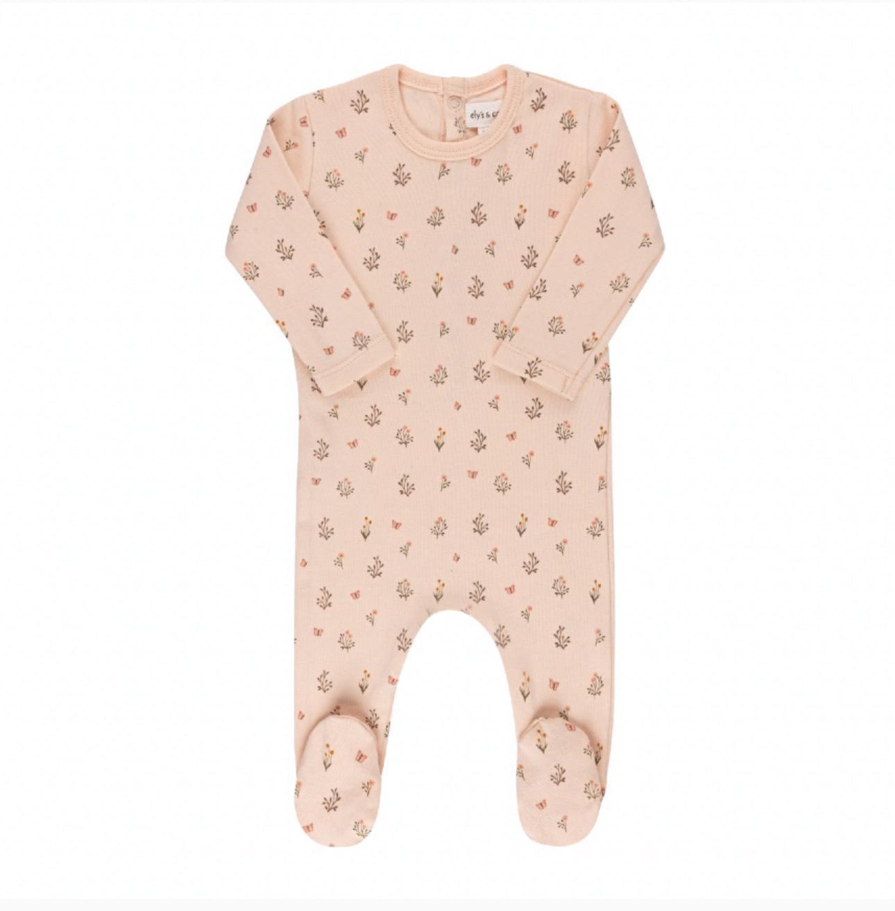 Ely’s & Co. Garden Floral Print Collection Footie - Girls - Blissful Bundlz