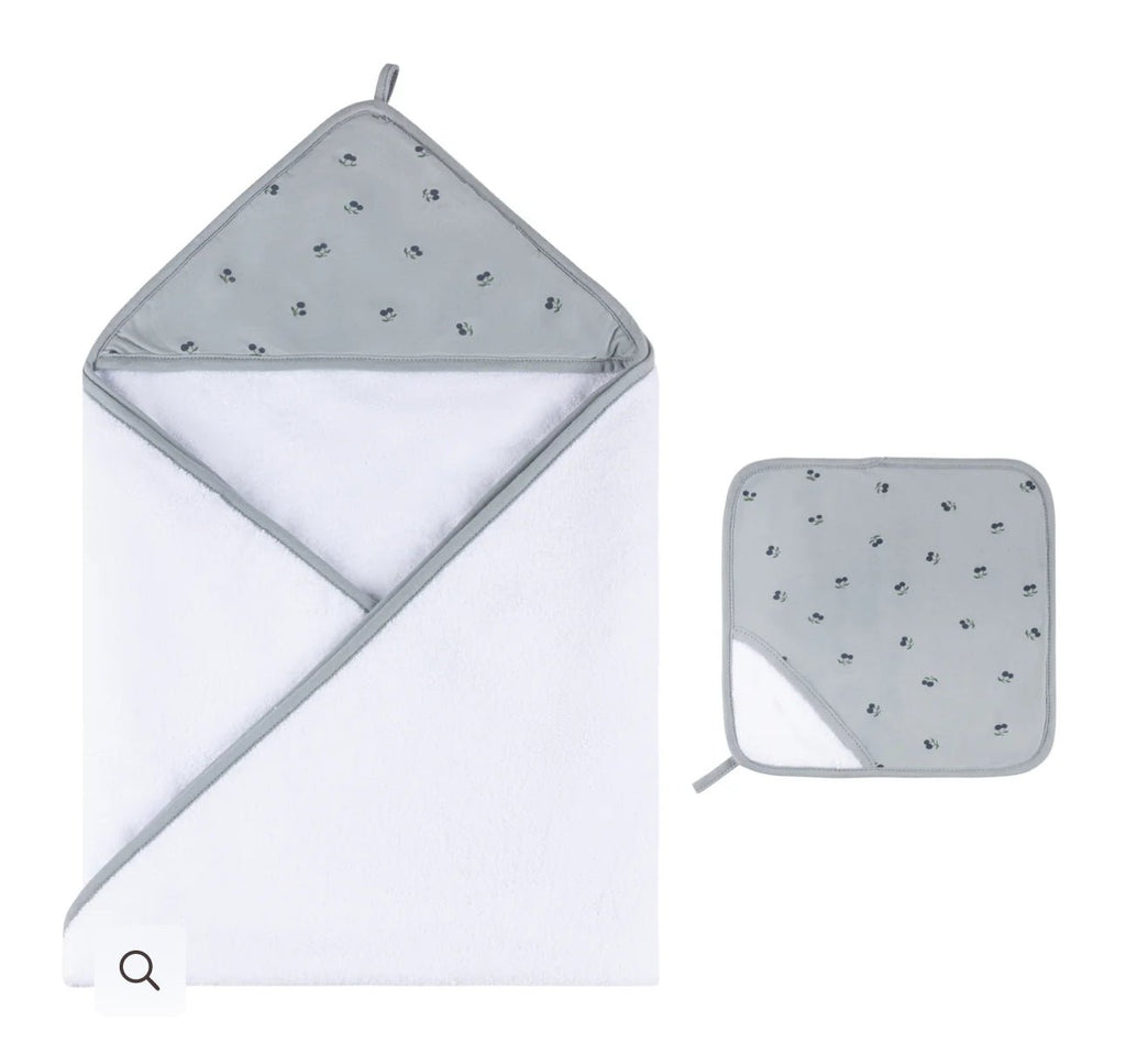 Elys & Co. Hooded Towel & Washcloth Set - Blissful Bundlz
