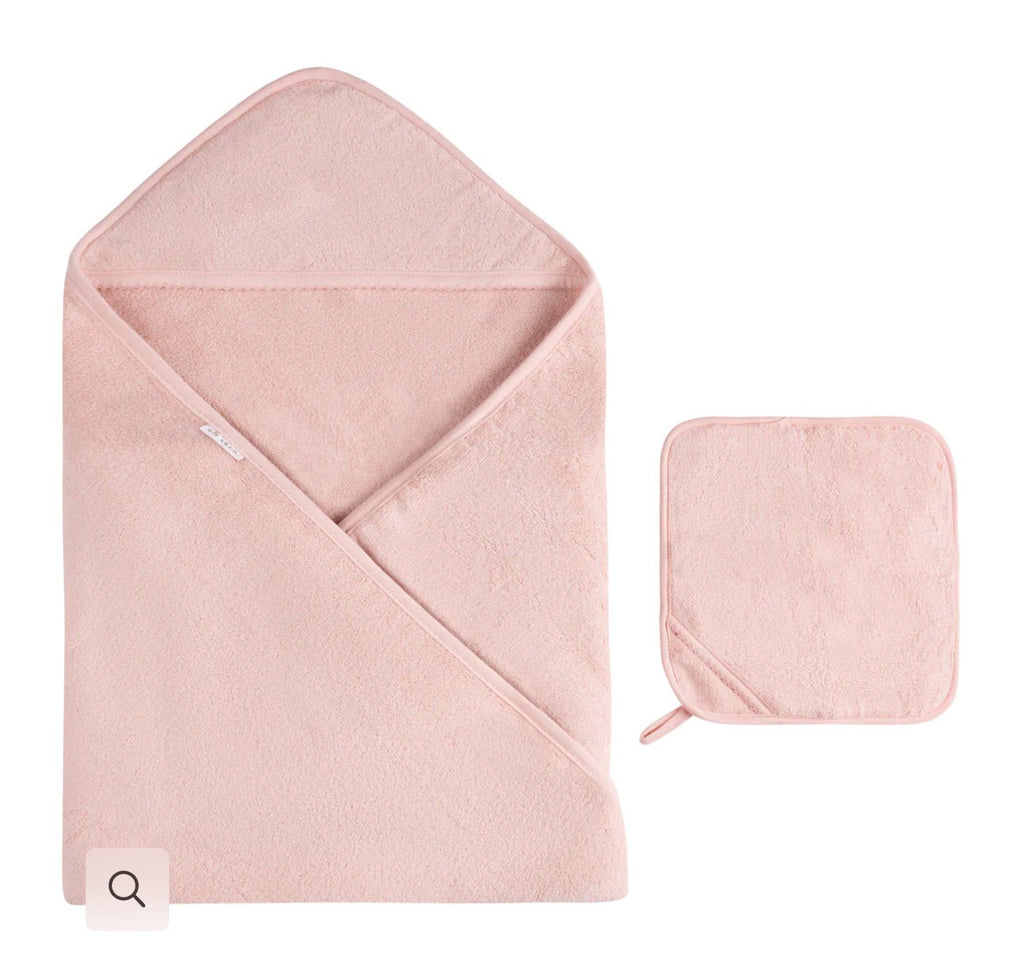 Elys & Co. Hooded Towel & Washcloth Set - Blissful Bundlz