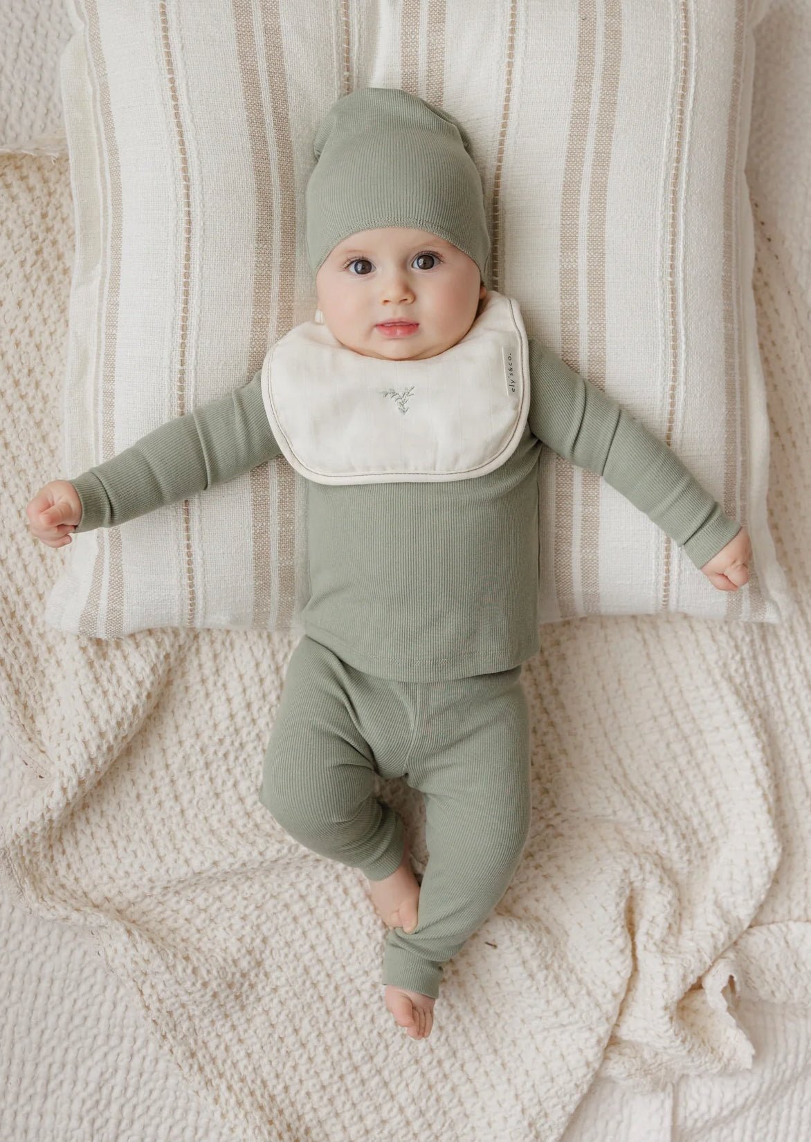 Ely’s & Co. Ribbed Cardigan Baby & Toddler Set - Blissful Bundlz